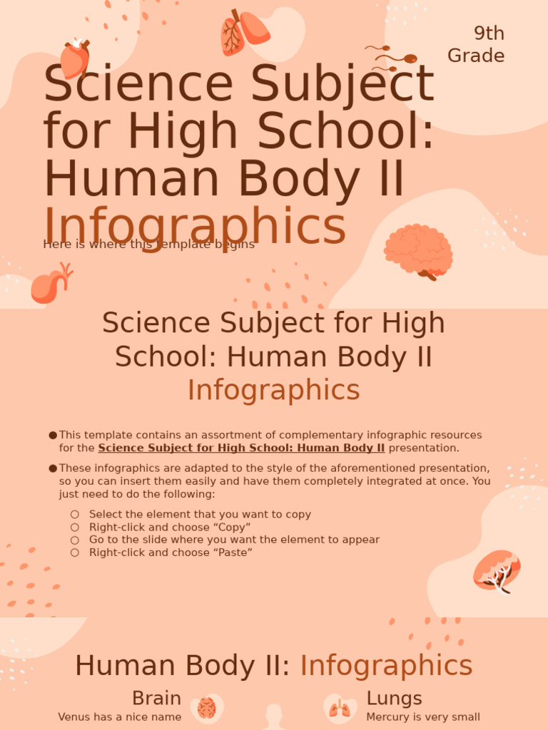 Science Subject For High School - 9th Grade - Human Body II ...