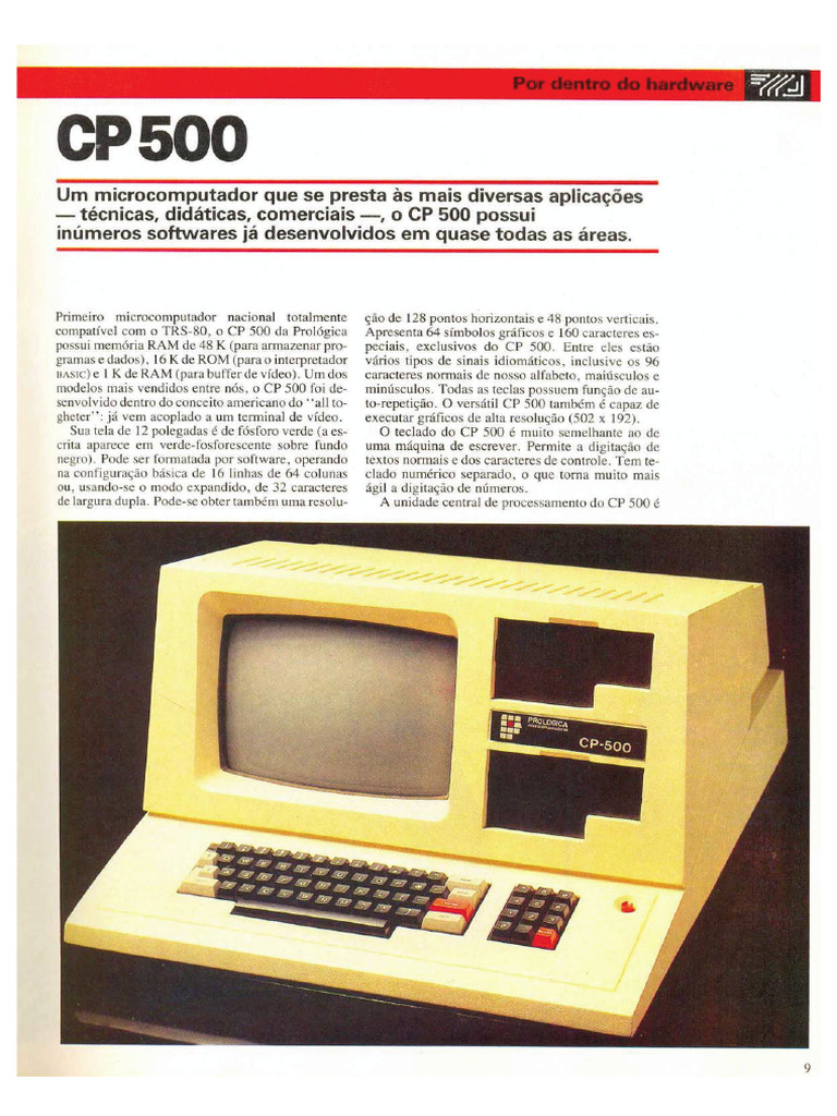 Destaque para CP 500 - Por Dentro Do Hardware | PDF