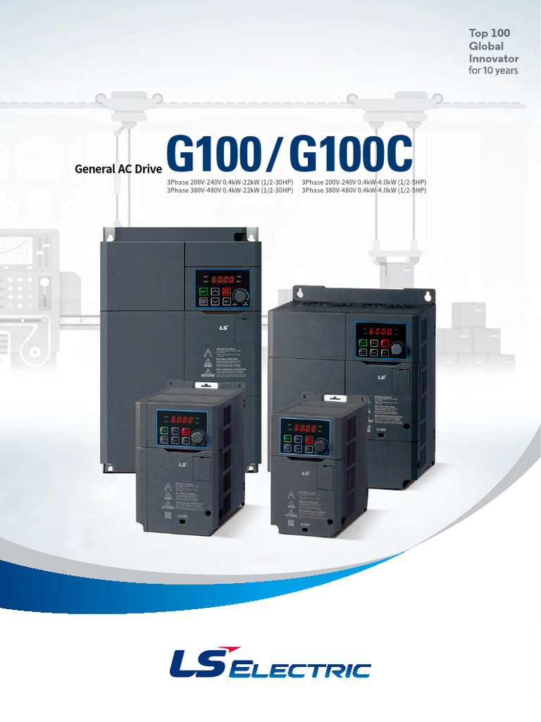 G100 Series Catalog en 202411 | PDF | Power Inverter | Electric Motor