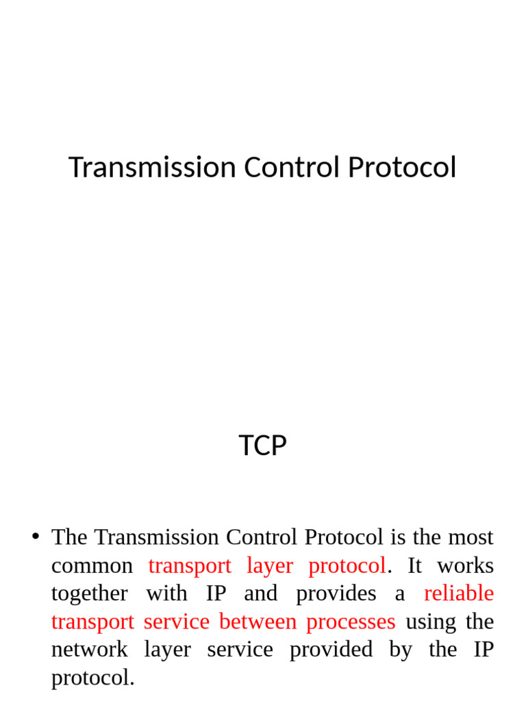 3.TCP Protocol | PDF | Transmission Control Protocol | Internet Protocols
