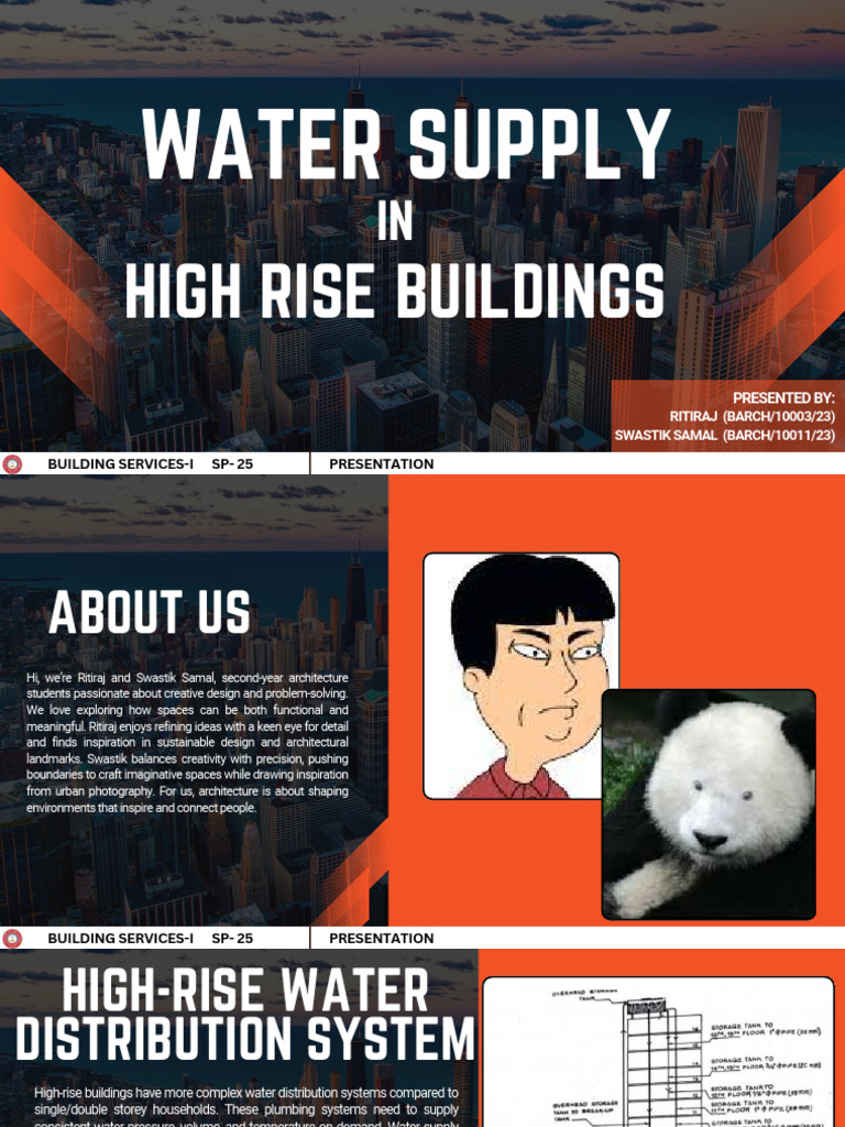 View of Water Supply in High-Rise BLDG | PDF | Pump | Water Supply Network