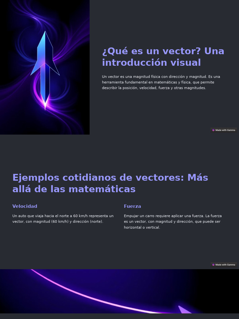 Introducción a los Vectores y su Uso | PDF