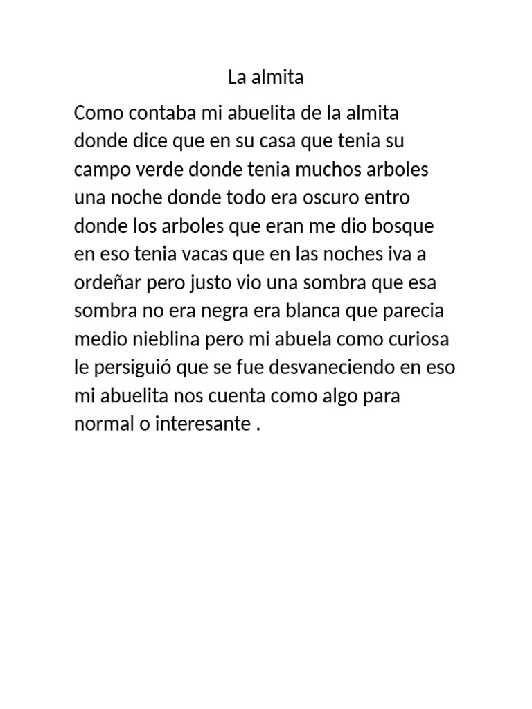 La Almita | PDF