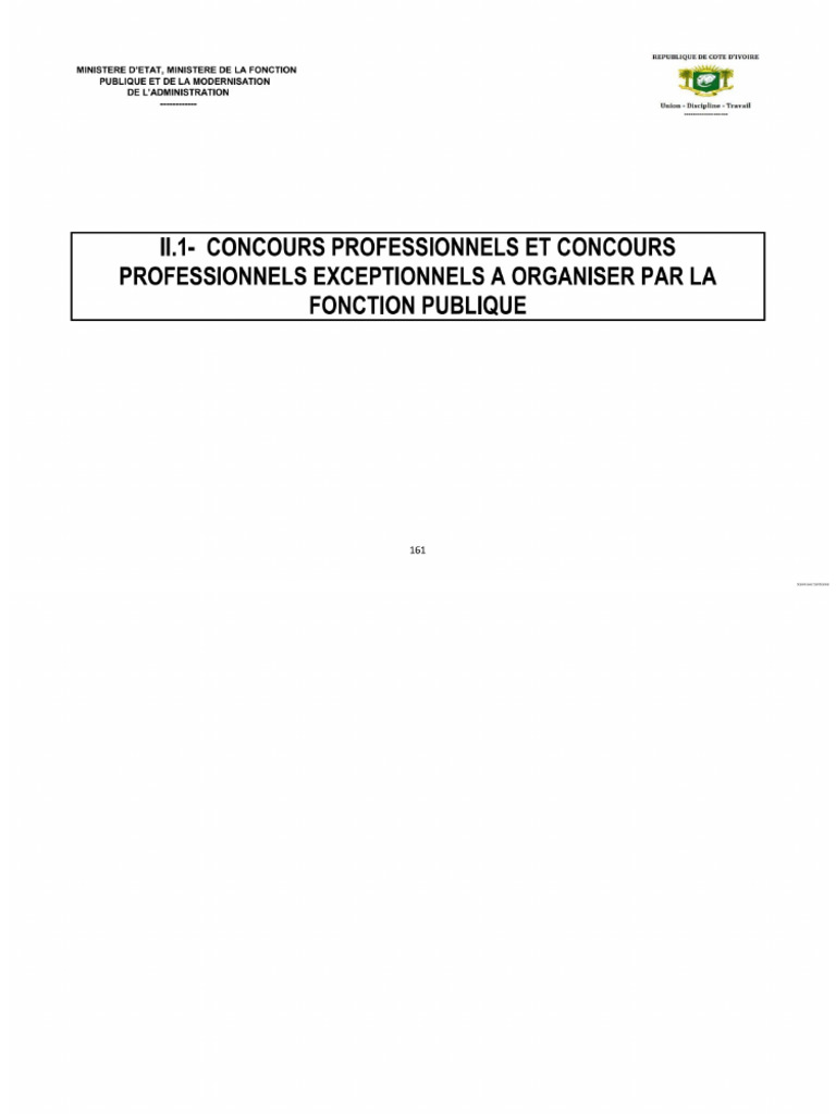 Concours Professionnel 2025 Fonction Publique 250112 130550 | PDF