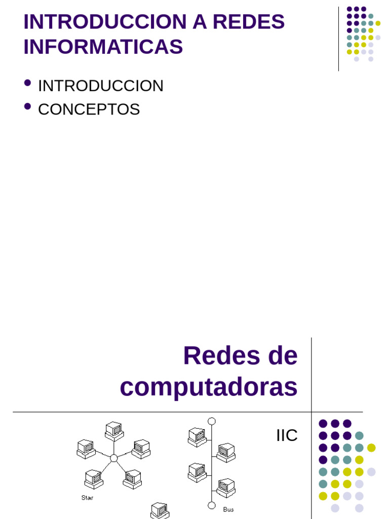 Introducción a Redes Informáticas | PDF | Red de computadoras ...