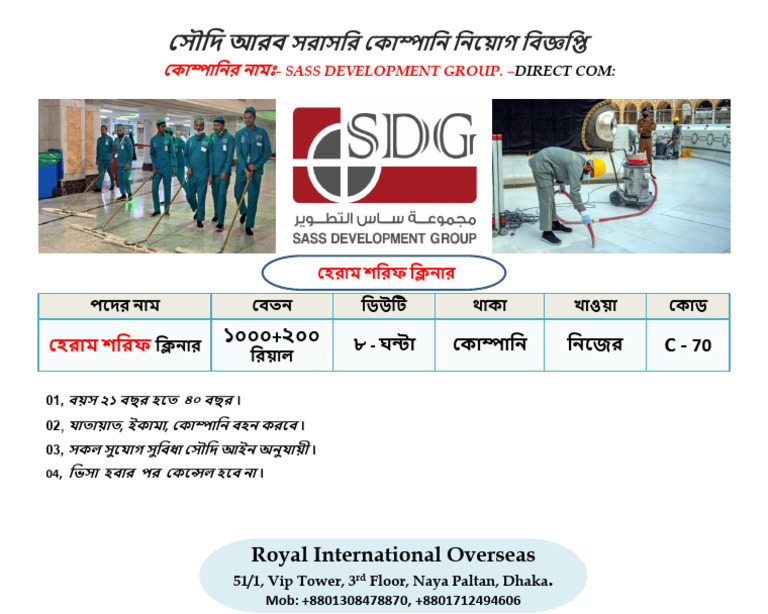 Royal International Overseas: - Sass Development Group. | PDF