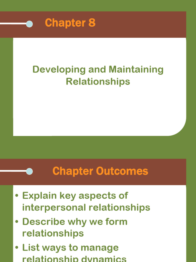 Understanding Interpersonal Relationships | PDF | Interpersonal ...