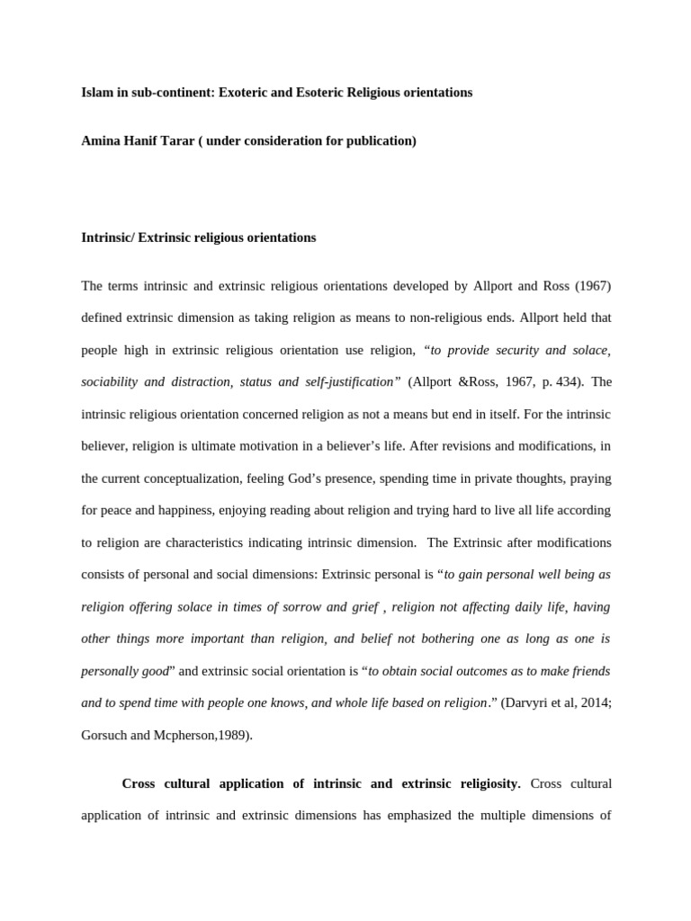 Islam's Exoteric and Esoteric Dimensions | PDF | Sufism | Religious Faiths