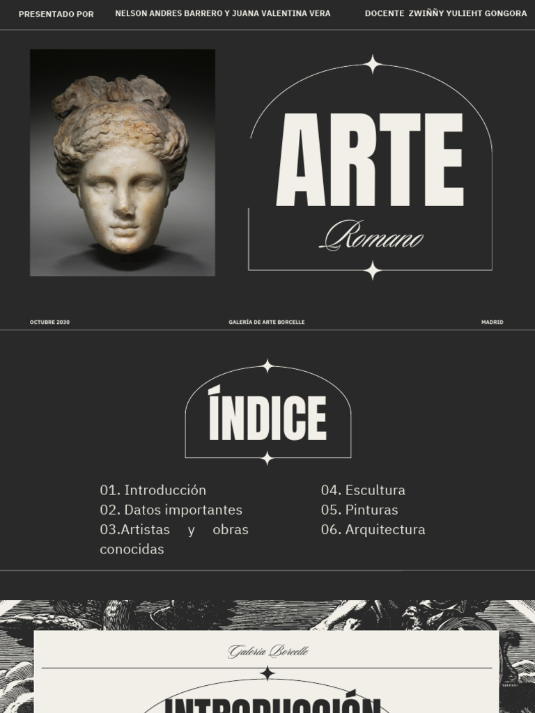 Arte Romano: Influencias y Obras | PDF | imperio Romano | Escultura