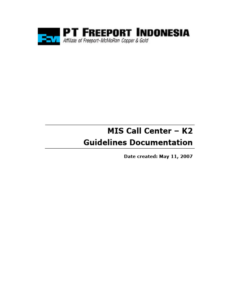 MIS Call Center Guideline-Update | PDF | Software | Computing