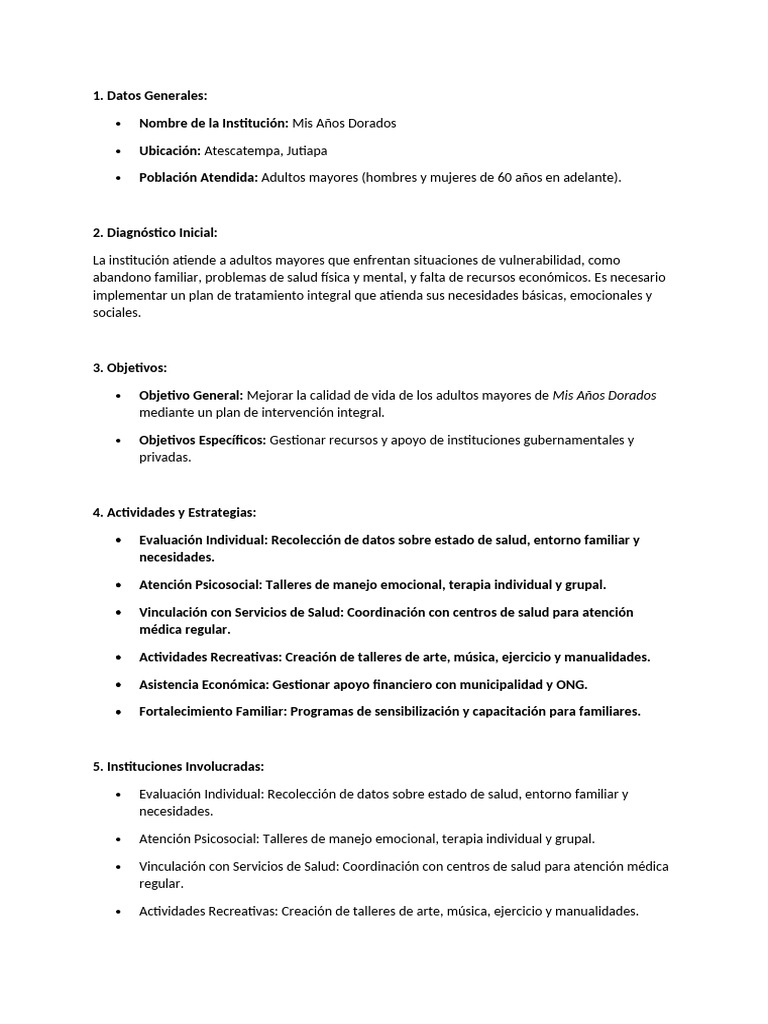 Mejora de Vida para Adultos Mayores | PDF | Cuidado de la salud | Vejez
