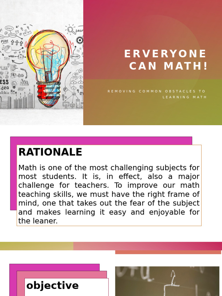 Erveryone Can Math! | PDF