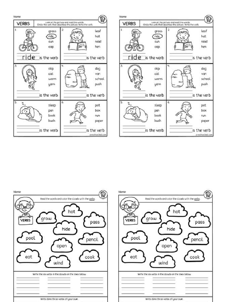 Verbs Activity | PDF