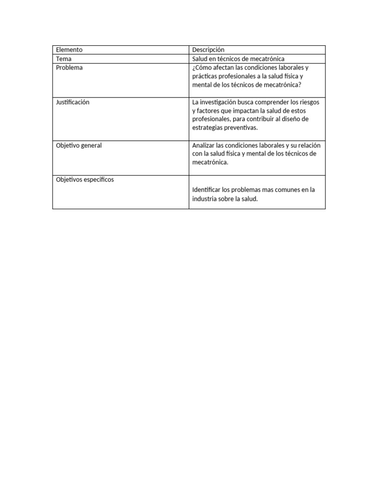 Matriz de Consistencia | PDF