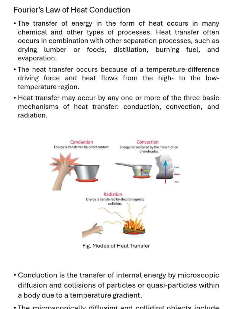 Fourier’s Law of Heat Conduction_1 | PDF | Thermal Conduction | Heat ...