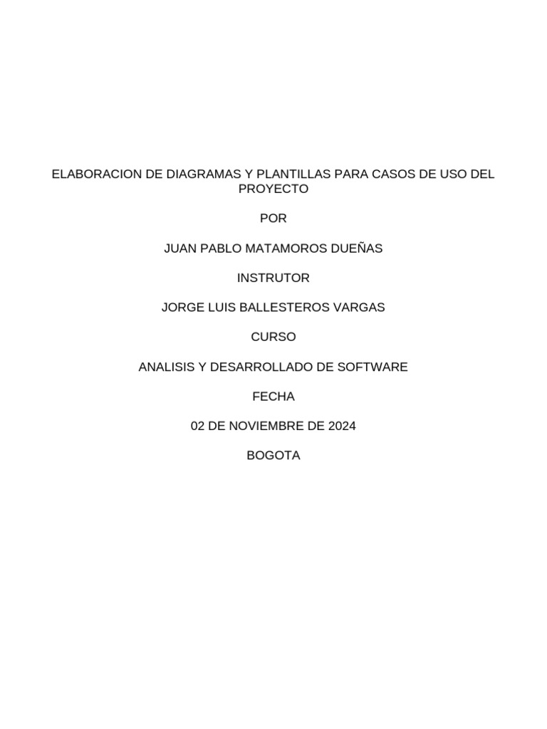 Diagramas de Casos de Uso en Software | PDF | Archivo de computadora ...