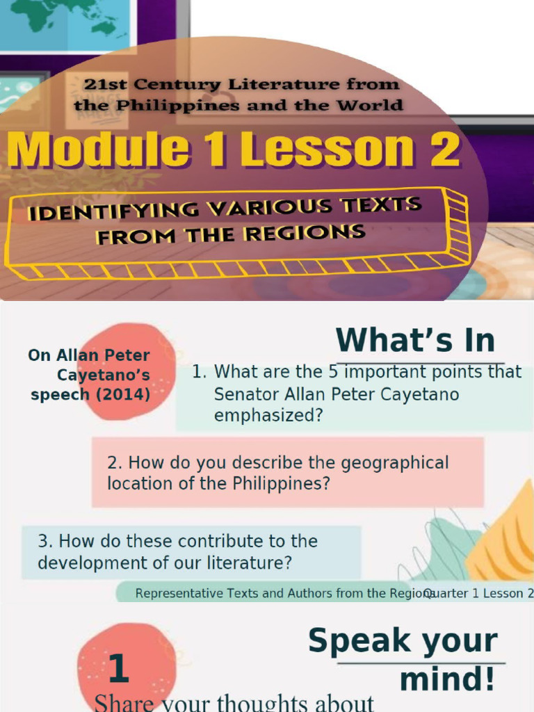 National Artists for Literature Overview | PDF | Mindanao | Philippines