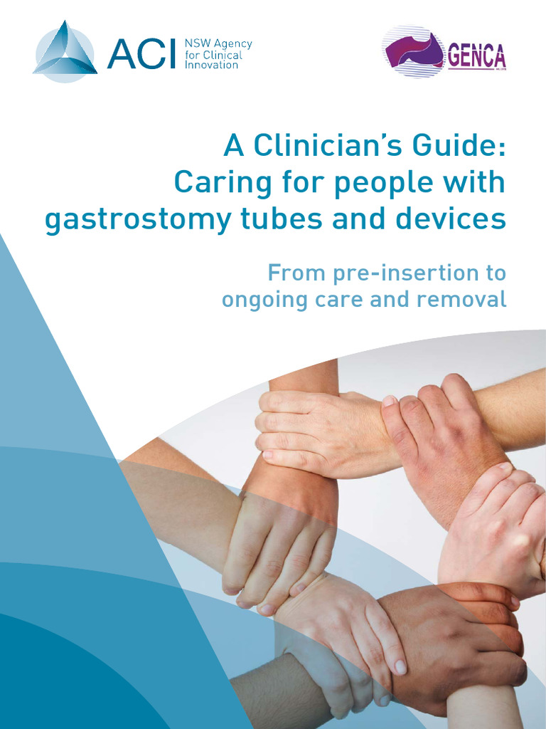 ACI Clinicians Guide Caring People Gastrostomy Tubes Devices | PDF ...