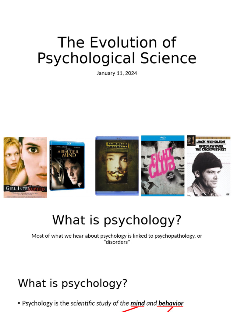 Psyc10a Chapter1 Slides | PDF | Psychology | Behaviorism