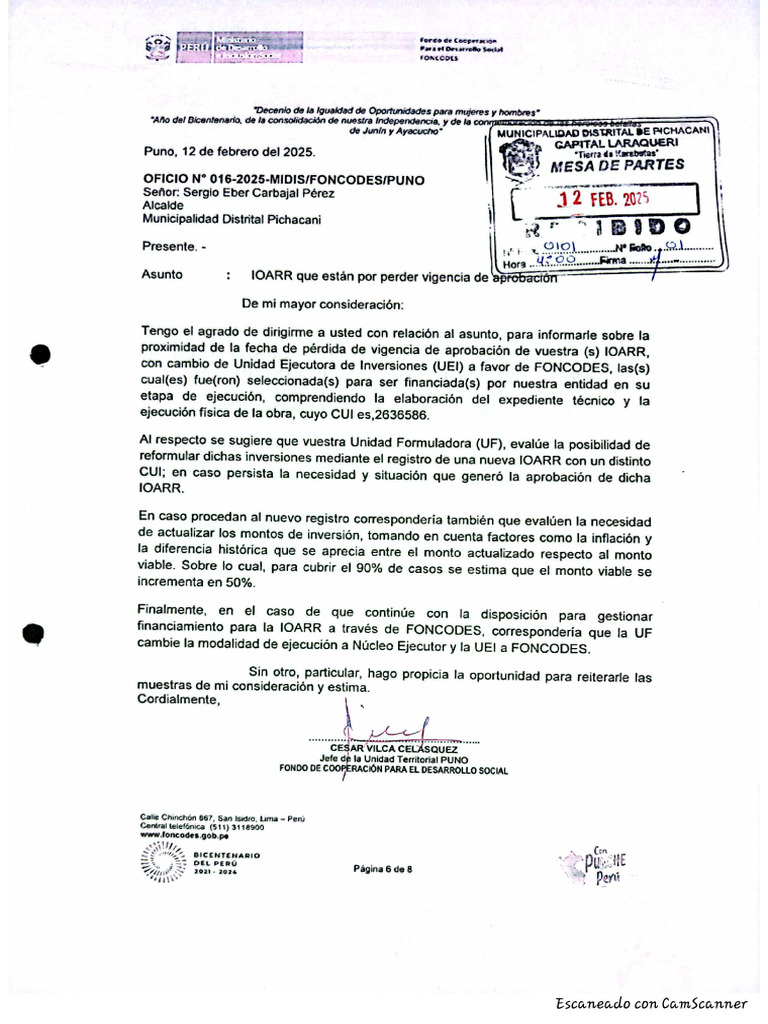 MODELO DE OFICIO | PDF