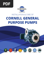 Cornell Installation Care Manual | PDF | Pump | Bearing (Mechanical)