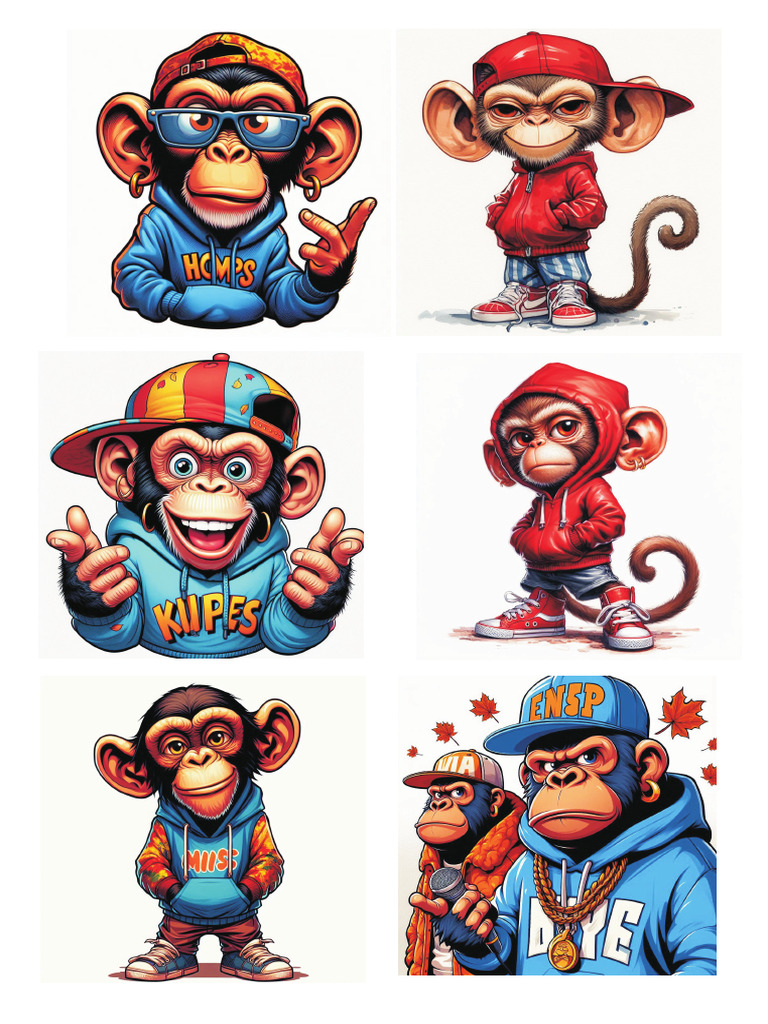 Monkey Illustrations | PDF