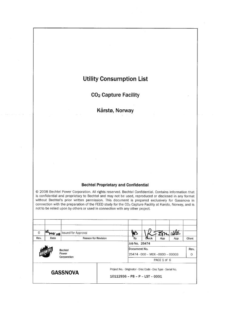 Utility Consumption List 25474 000 M0X 0000 00003r000v1 - 0 | PDF