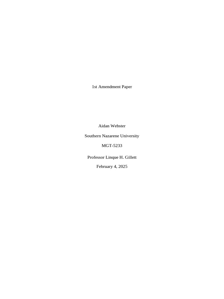 1st Amendment Rights in Business Marketing | PDF | Food And Drug ...