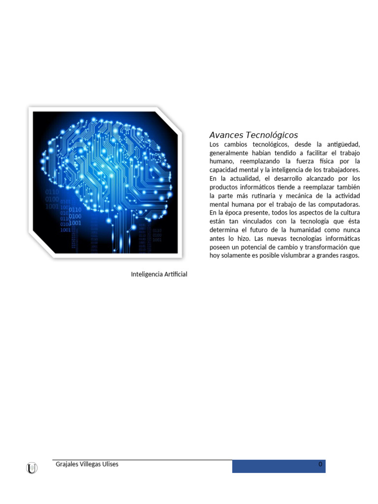 Avances en Inteligencia Artificial | PDF | Inteligencia artificial ...