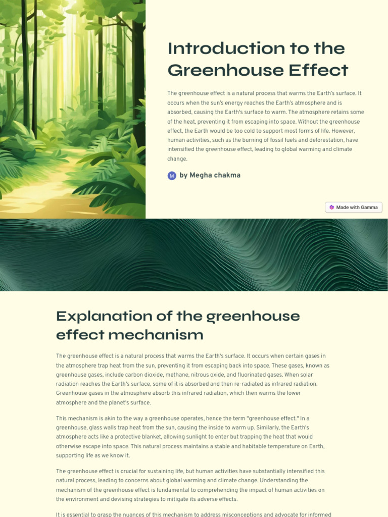 Understanding the Greenhouse Effect | PDF | Greenhouse Effect | Climate ...