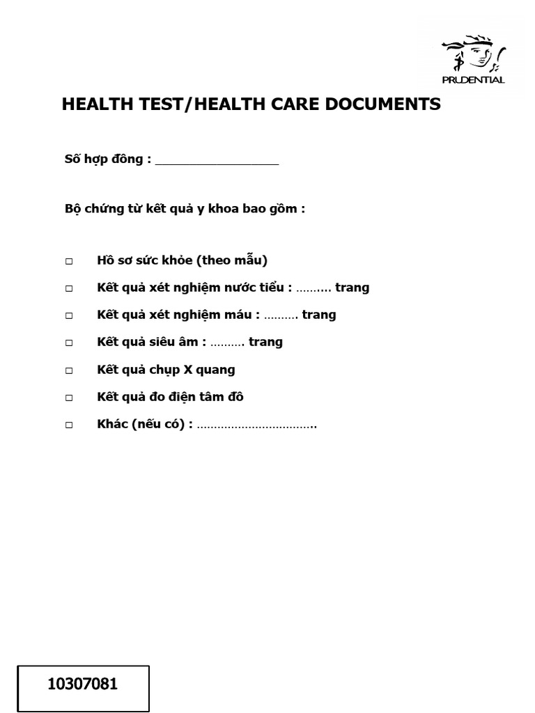 Checklisthealth Test | PDF