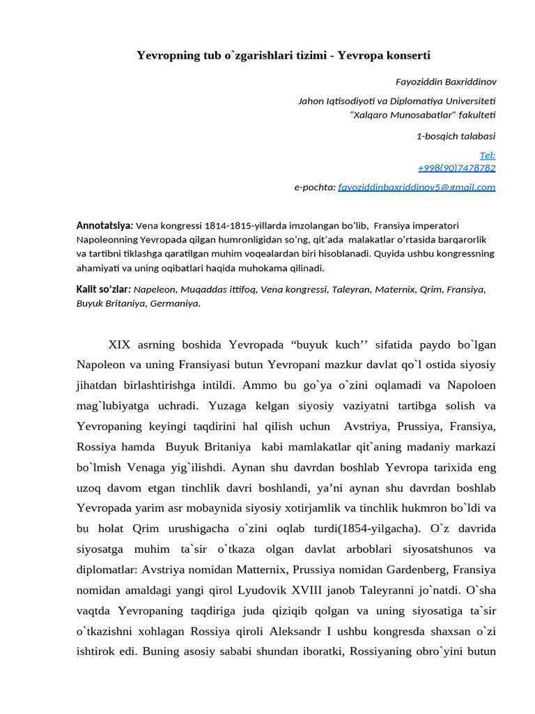 Yevropa Konserti | PDF