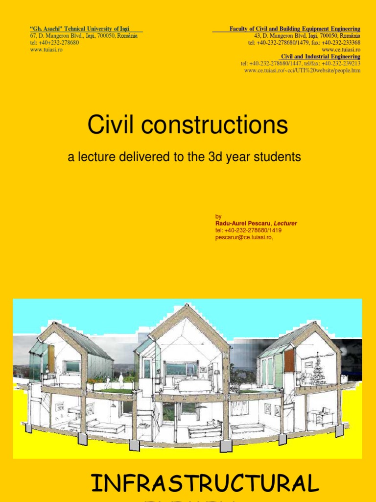 Civil Constructions: A Lecture Delivered To The 3d Year Students | PDF ...