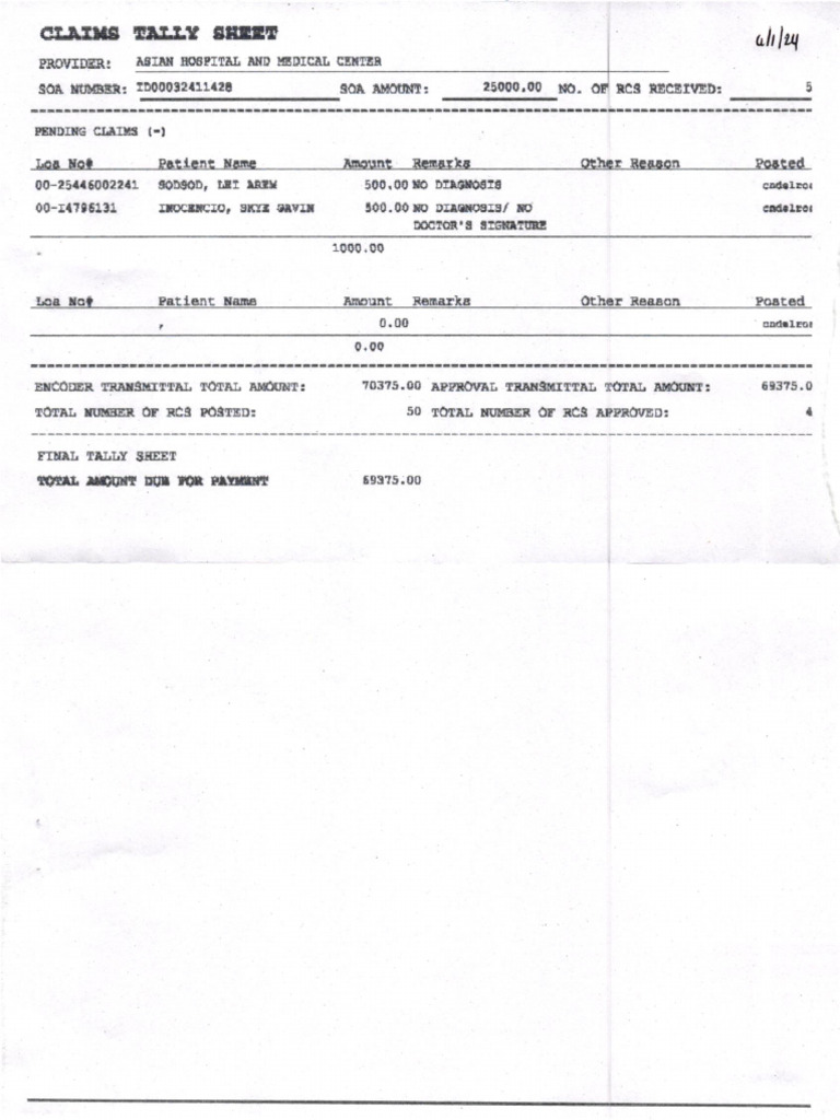 Medical Billing Summary Report | PDF