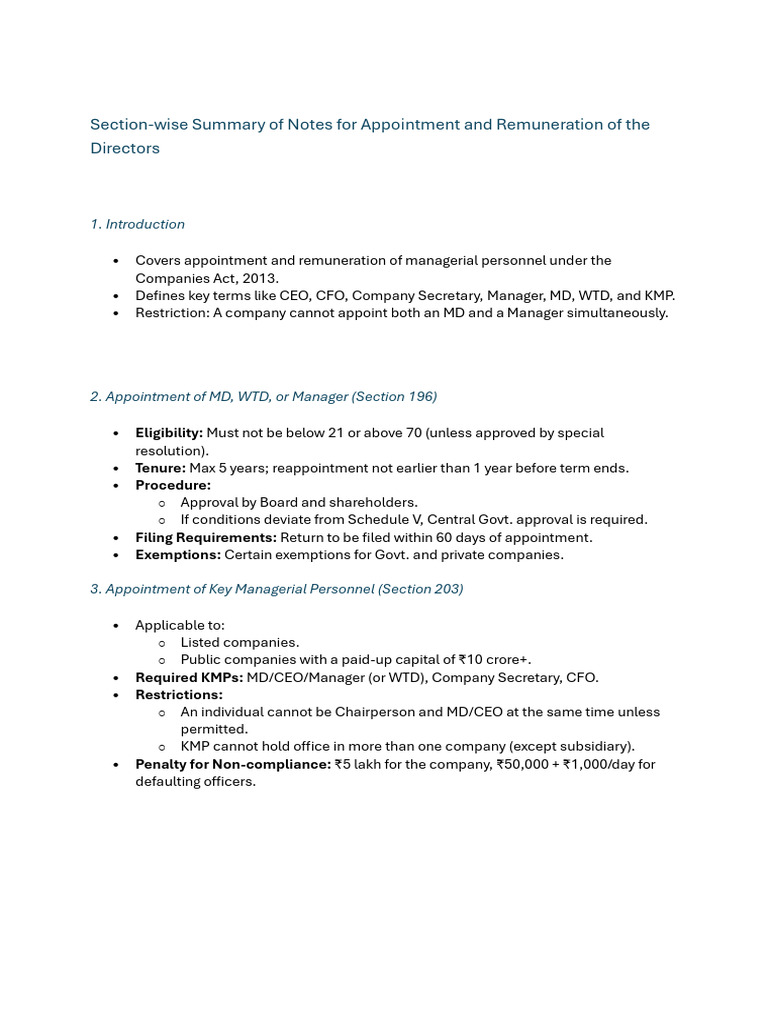 Chapter 4 Summary Notes | PDF