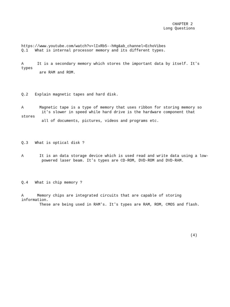 Computer 4 | PDF