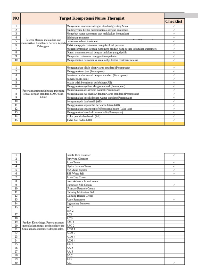 Kompetensi dan Standar Layanan Terapi | PDF