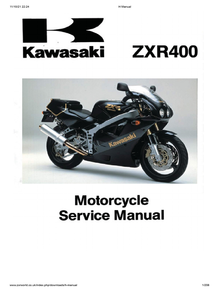 Kawasaki ZXR400 Service Manual | PDF