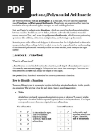 Grade 11 General Math Functions Guide | PDF | Function (Mathematics ...