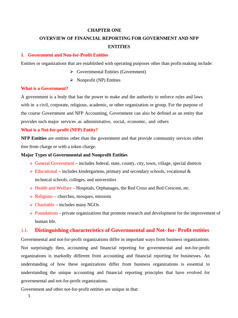 Fund Ch 1 Pdf International Financial Reporting Standards Information