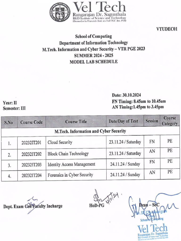 M.Tech ICS Model Lab | PDF