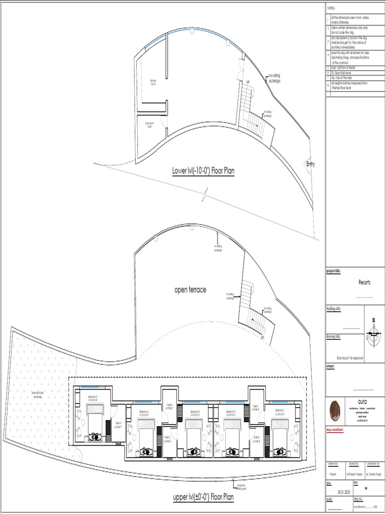 Floor Plan for Resort Approval | PDF | Civil Engineering | Real Estate