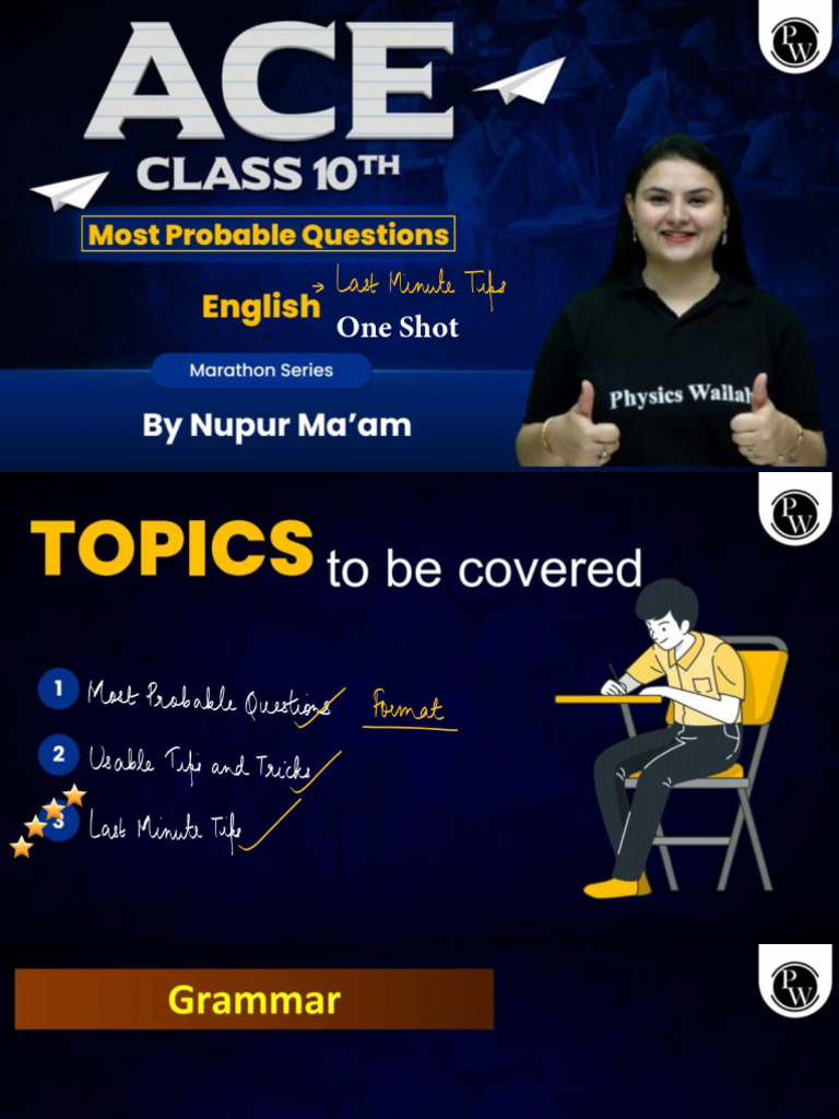 Most Expected 50 Questions - Class Notes | PDF