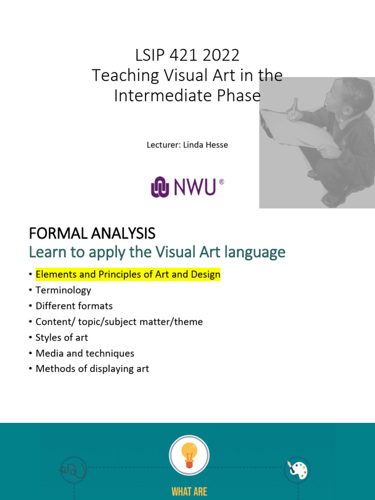 LSIP+421+Study+Unit+2+Lesson+2.2.1+Elements+of+Art LH2022 | PDF | Color ...