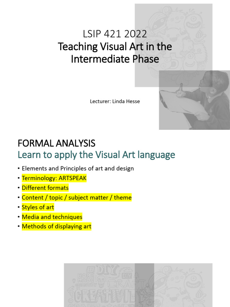 LSIP+421+Study+Unit+2+Lesson+2.3+Art+Analysis_LH2022 | PDF | Paintings ...