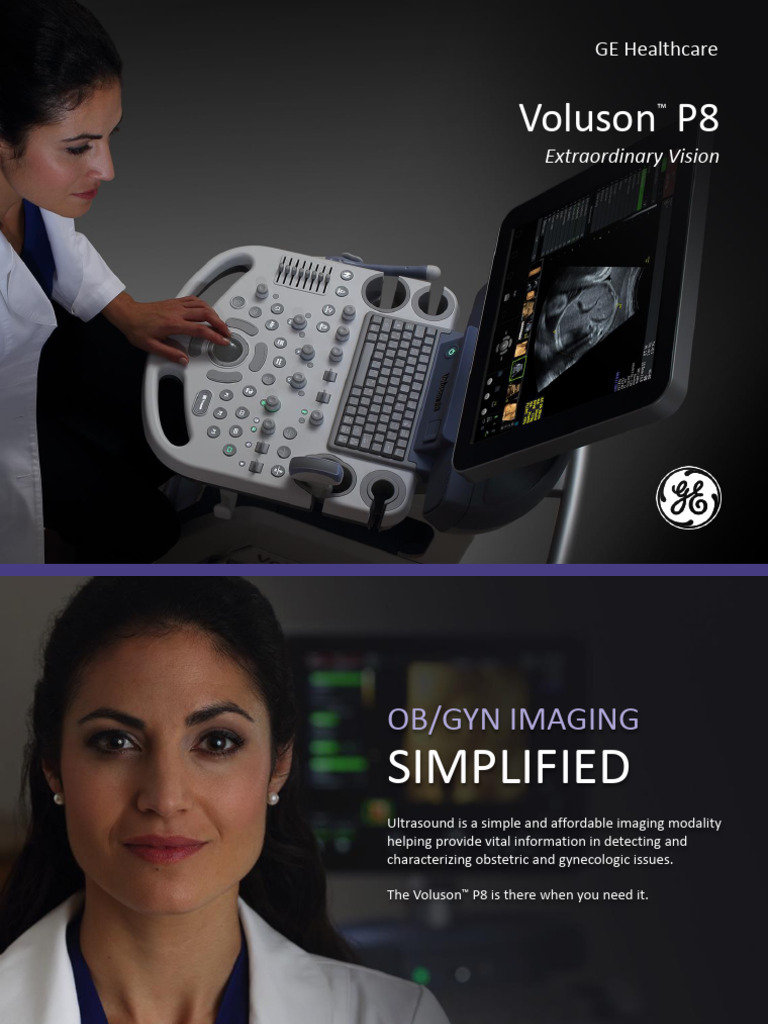 Voluson P8: Advanced OB/GYN Imaging | PDF | Medical Ultrasound | Computing