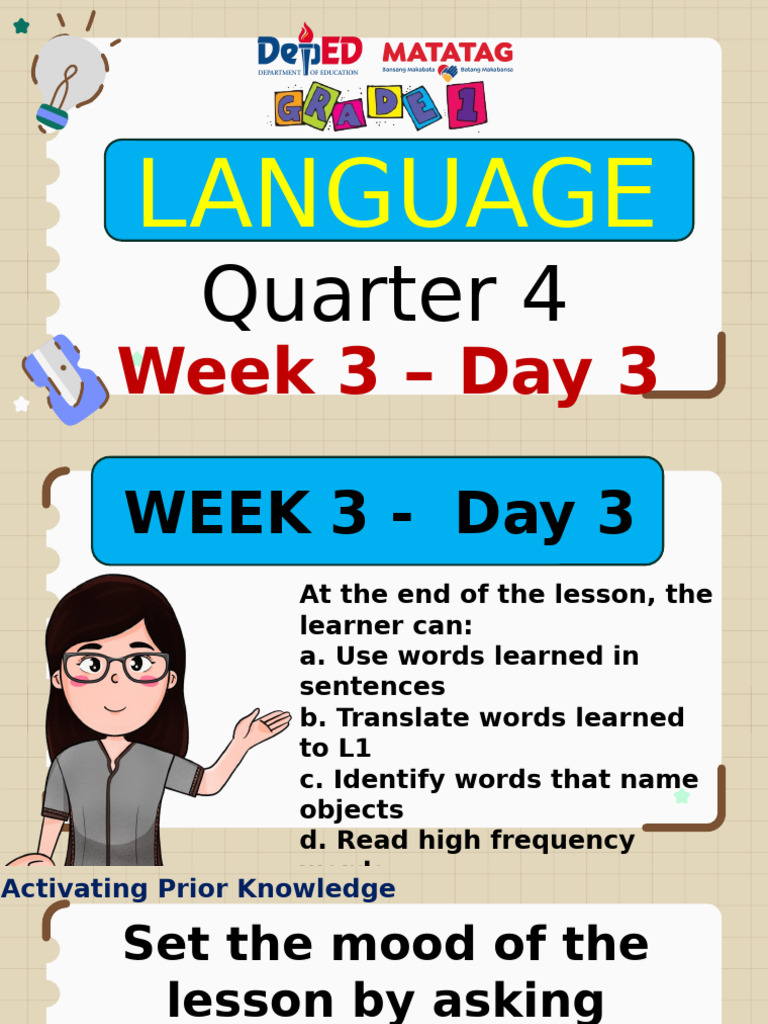 Language Day 3 | PDF