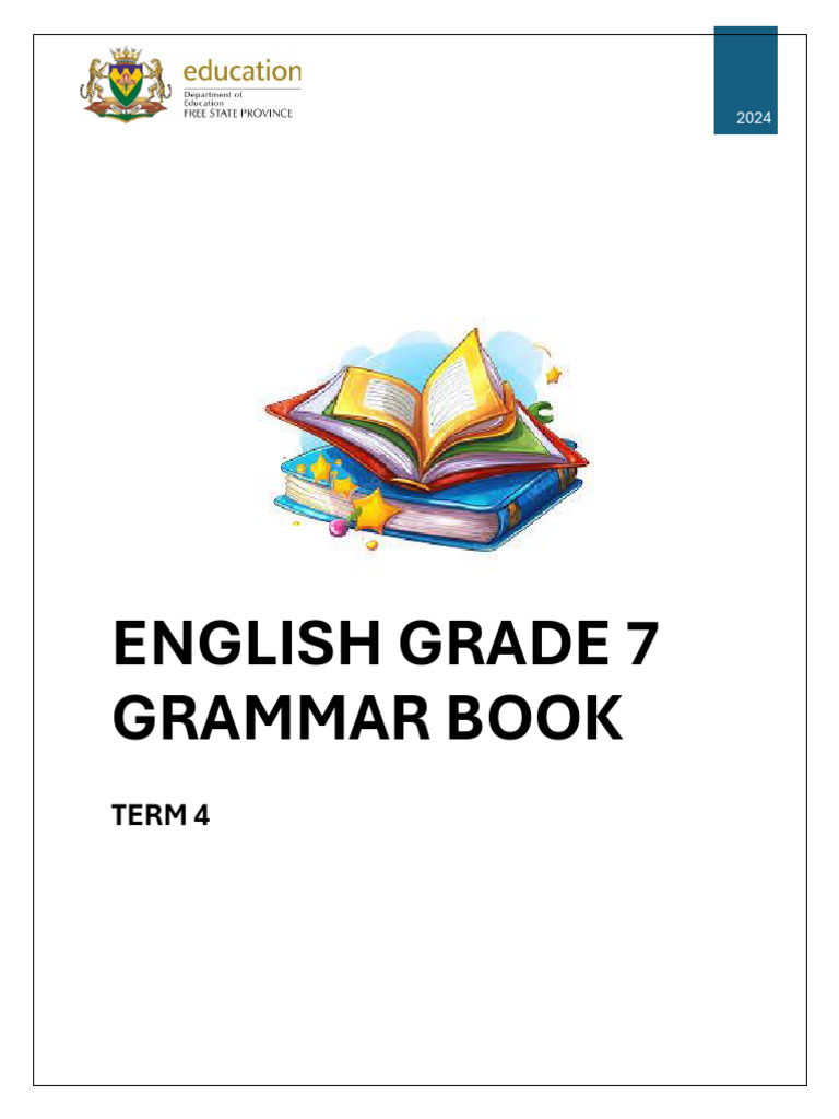 Grade 7 English Worksheet Term 4 2024 | PDF | Adverb | Adjective