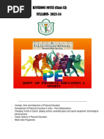 Physical Education Notes Class 11 Chapter 1 | PDF