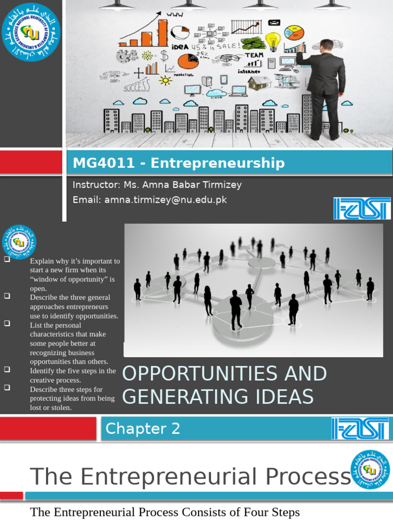 Recognizing Opportunities in Entrepreneurship | PDF | Entrepreneurship ...